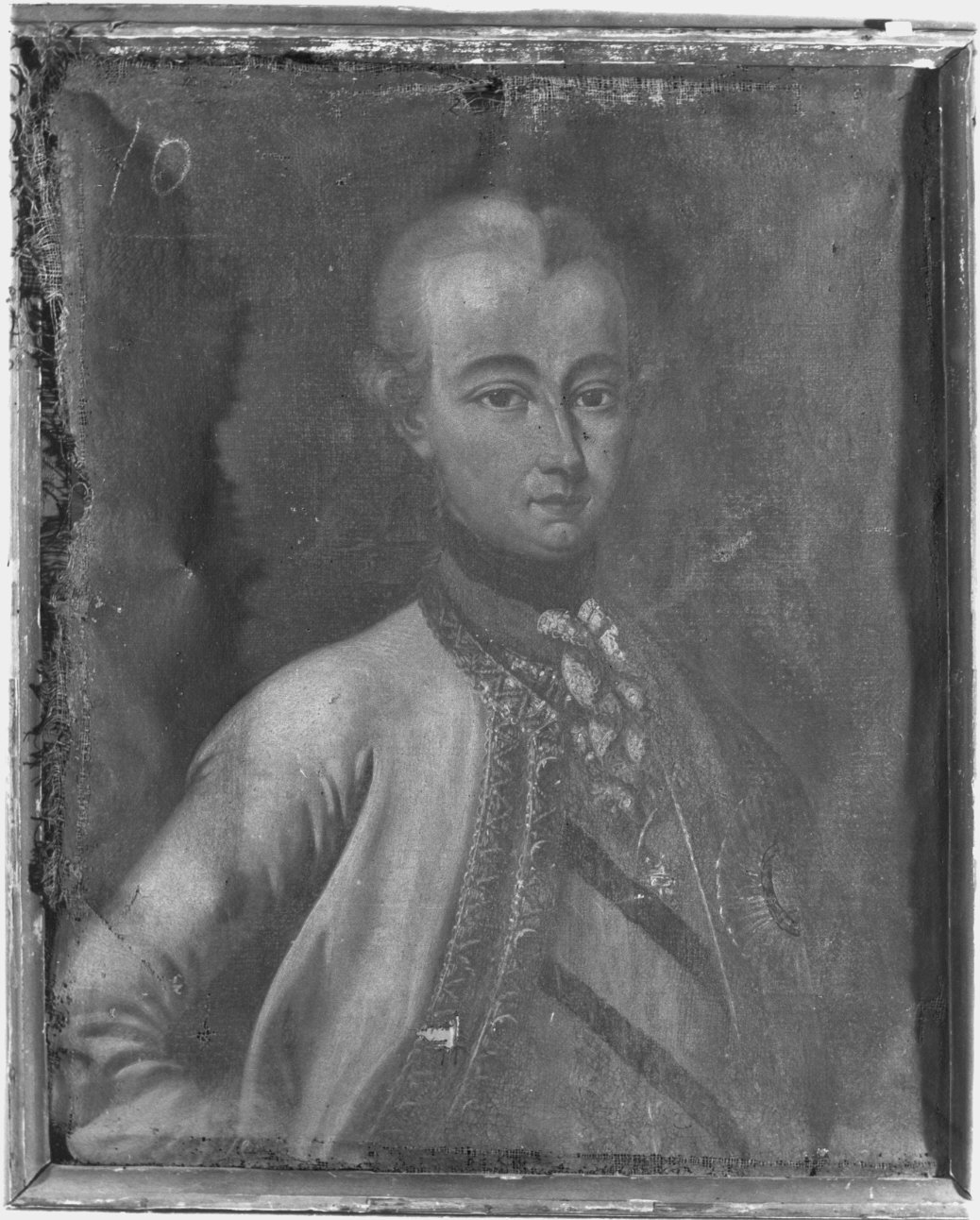 ritratto d'uomo (dipinto) - ambito Italia settentrionale (sec. XVIII)