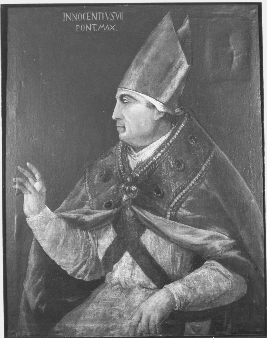 ritratto di papa Innocenzo VII (dipinto) - ambito italiano (prima metà sec. XVI)