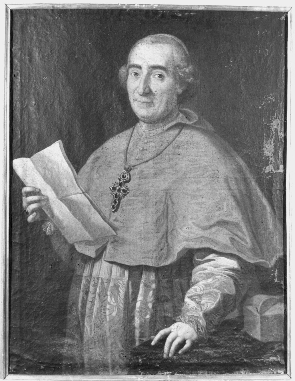 ritratto di ecclesiastico (dipinto) - ambito lombardo (fine sec. XVIII)