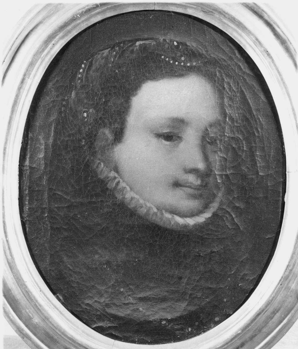 ritratto di donna (dipinto) - ambito lombardo (secc. XVI/ XVII)