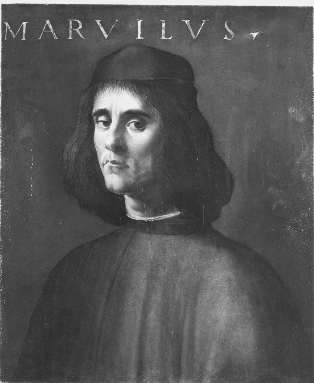 ritratto di Michele Marullo (dipinto) di Ghirlandaio Ridolfo (attribuito) (sec. XVI)