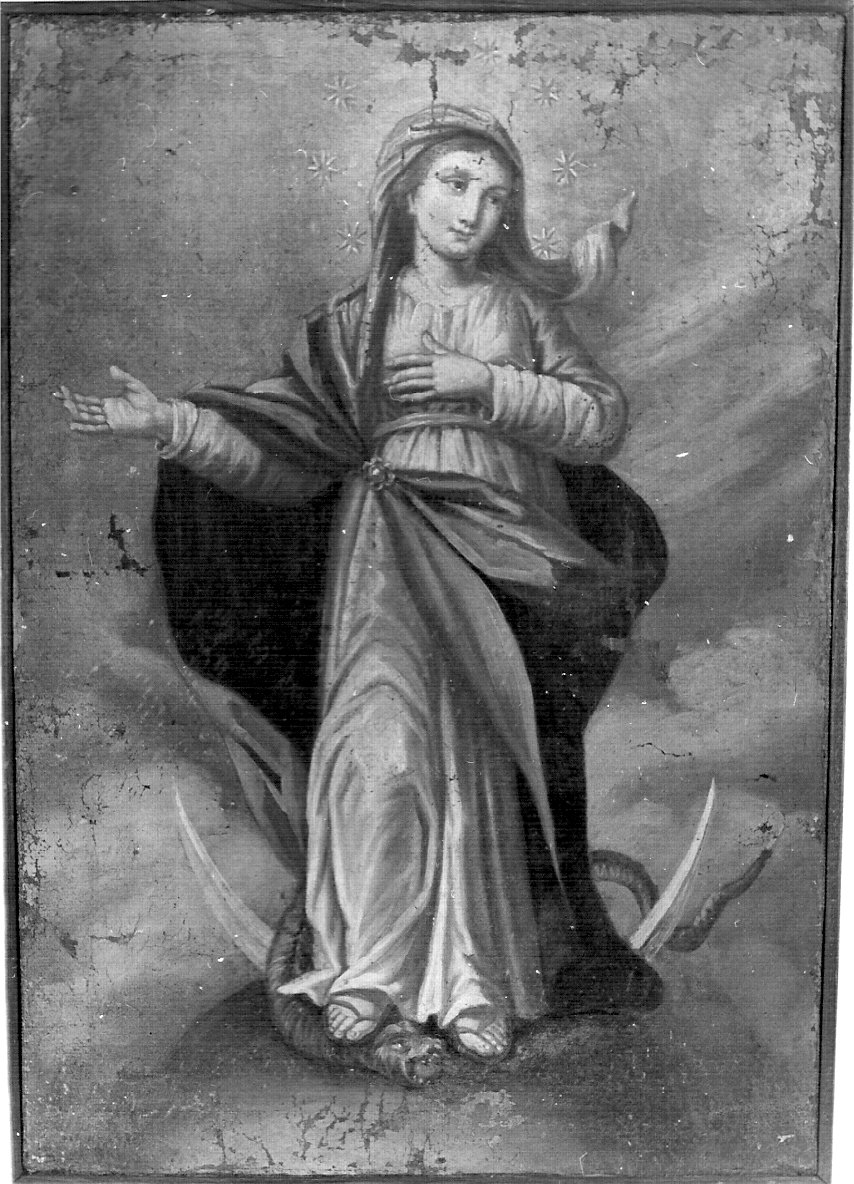 Immacolata Concezione (dipinto, opera isolata) - ambito lombardo (sec. XVIII)
