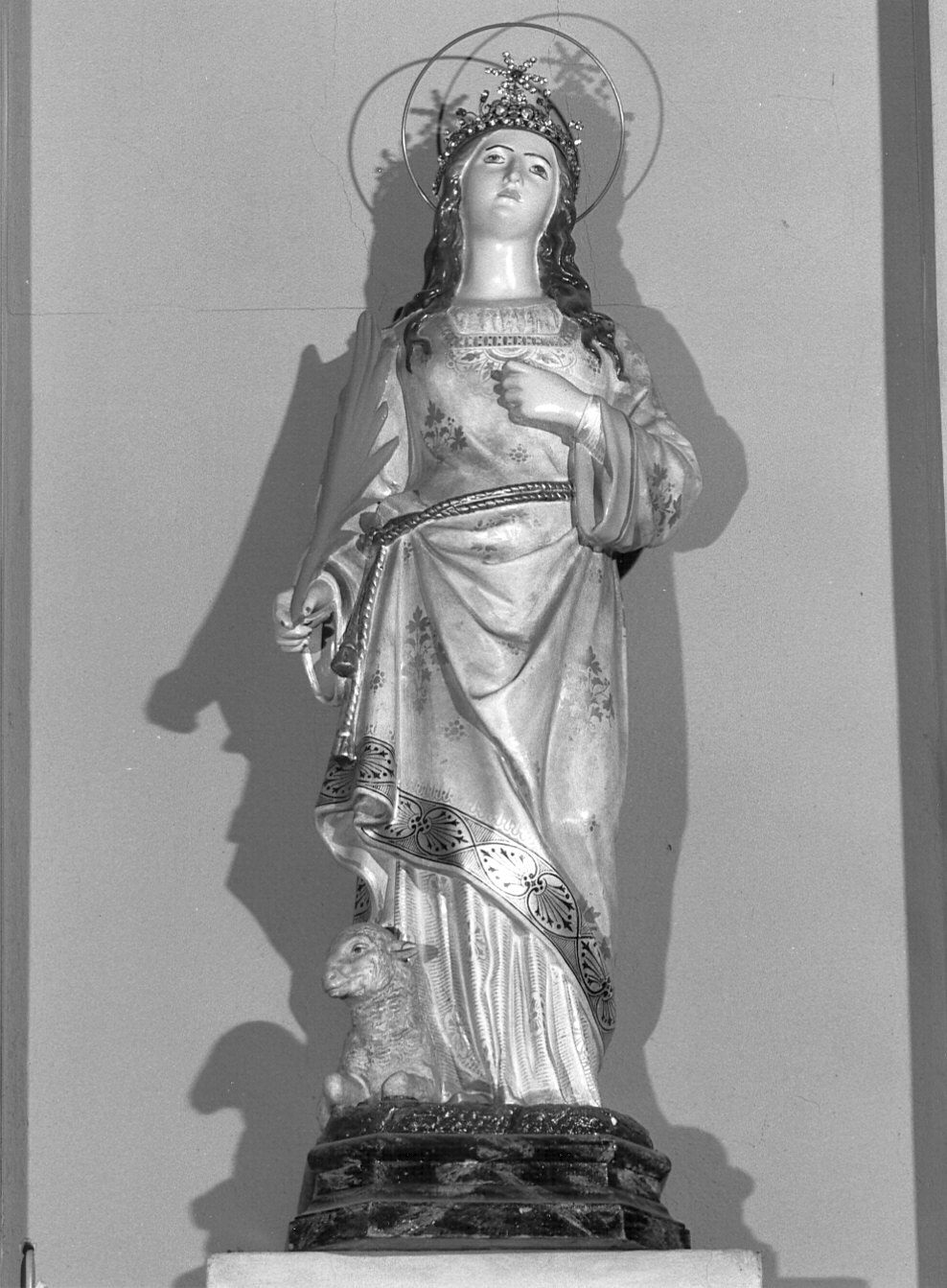 Sant'Agnese (statua) - bottega lombarda (fine/inizio secc. XIX/ XX)