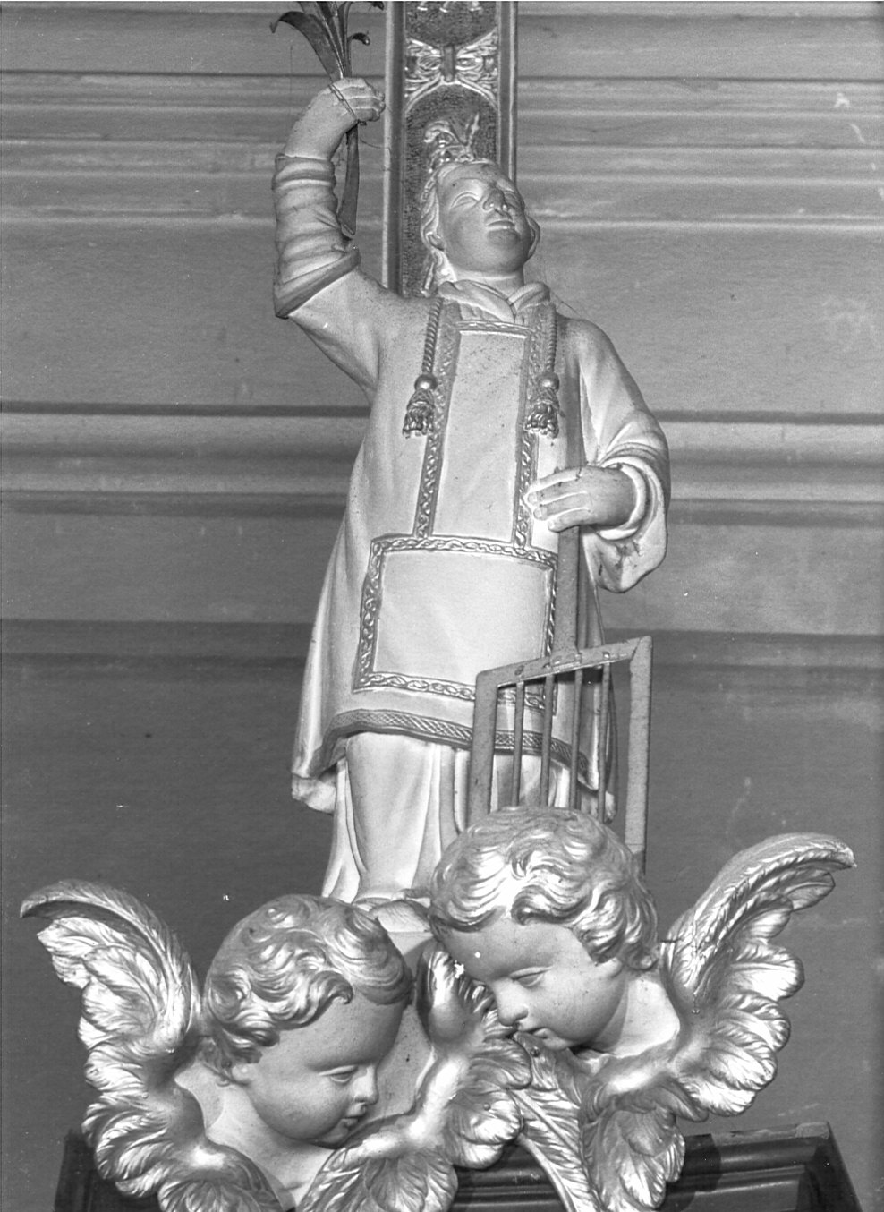 San Lorenzo (statua, elemento d'insieme) - bottega lombarda (sec. XVIII)