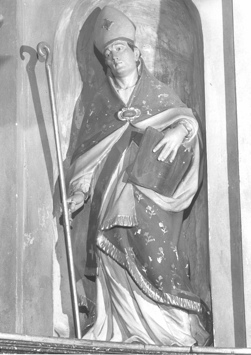 Santo vescovo (statua) - bottega lombarda (sec. XVIII)