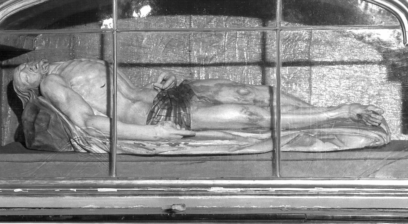 Cristo morto (statua) - bottega lombarda (sec. XVIII)