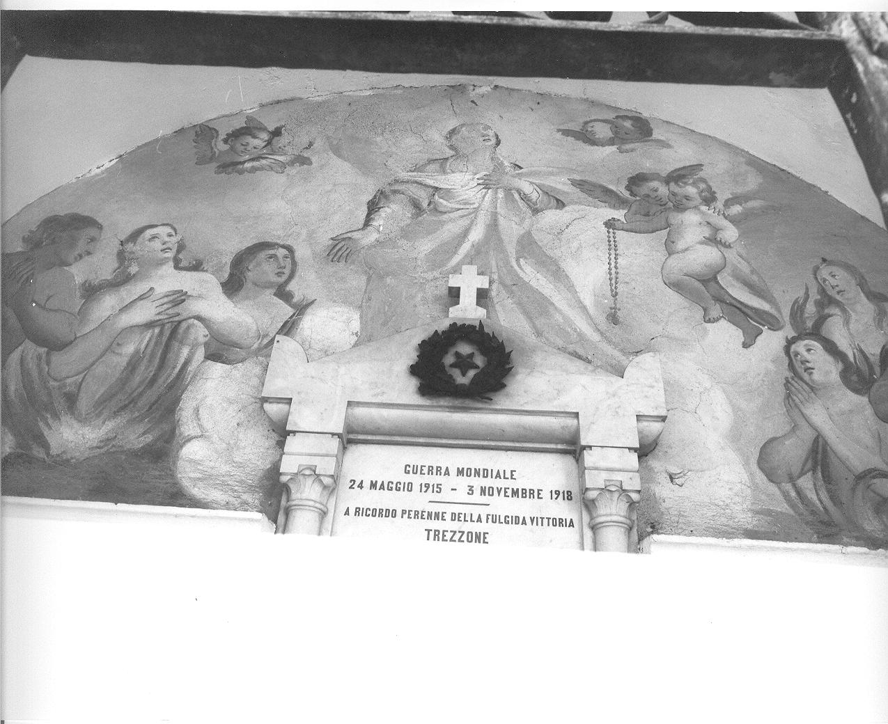 Madonna che intercede per le anime del purgatorio (dipinto, opera isolata) - ambito lombardo (sec. XVIII)