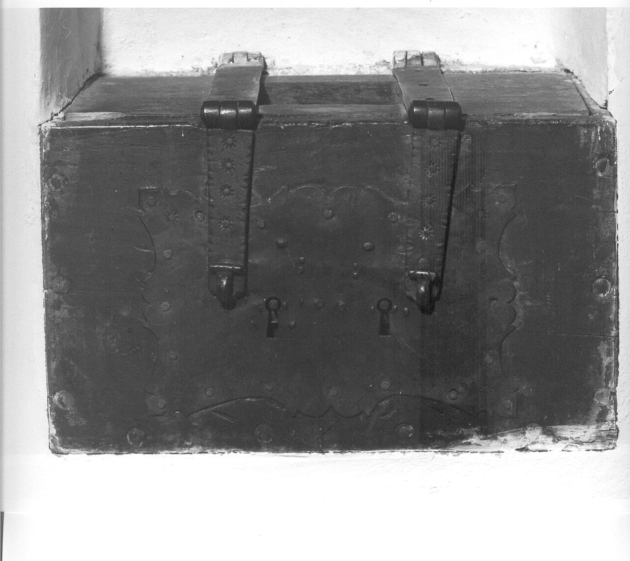 cassetta per elemosine, opera isolata - bottega lombarda (sec. XVII)