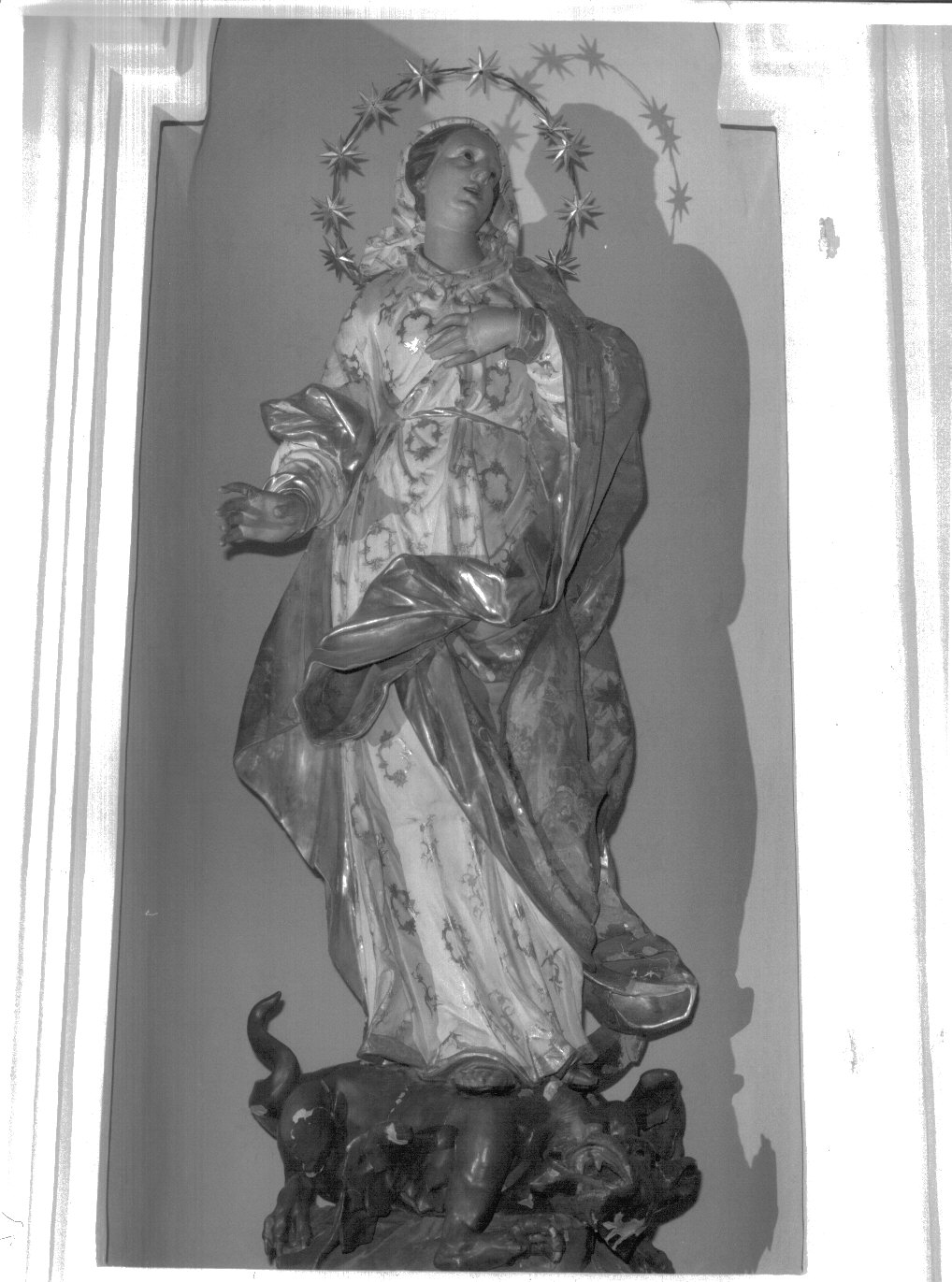 Immacolata Concezione (statua, opera isolata) - bottega lombarda (seconda metà sec. XVIII)
