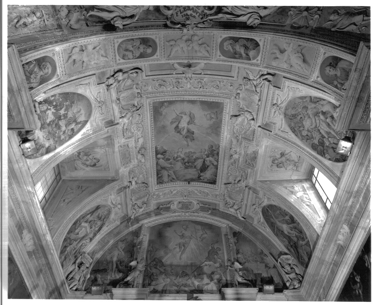 angeli reggitarga (decorazione plastica, opera isolata) di Silva Francesco il Vecchio (sec. XVII)