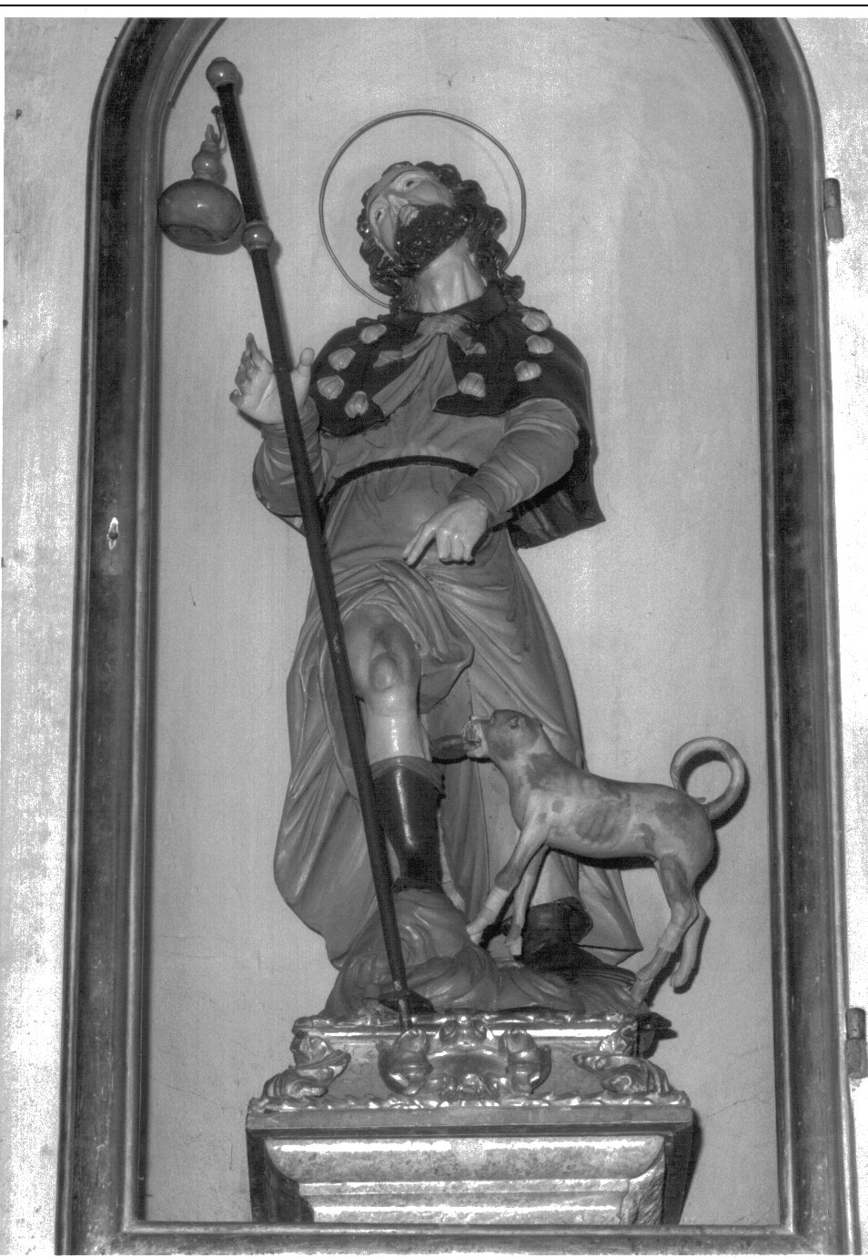 San Rocco (statua, opera isolata) - ambito lombardo (metà sec. XX)