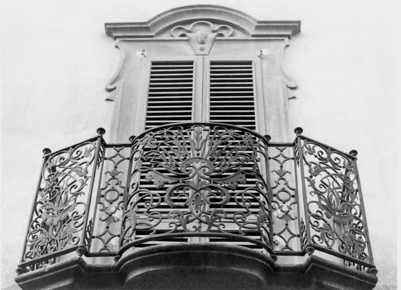 balcone, opera isolata - bottega valtellinese (seconda metà sec. XVIII)