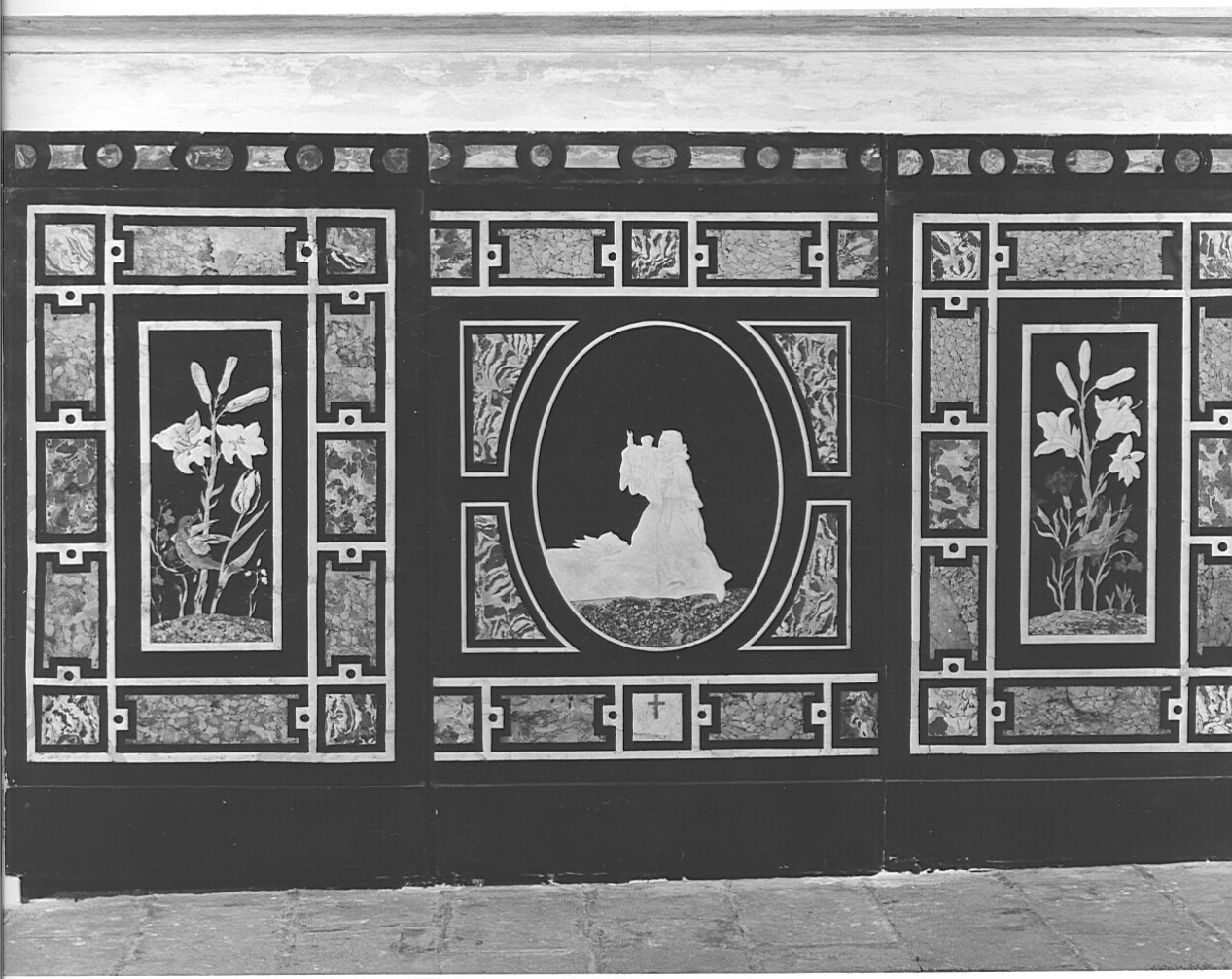 paliotto, elemento d'insieme di Solari Francesco (attribuito) (sec. XVII)