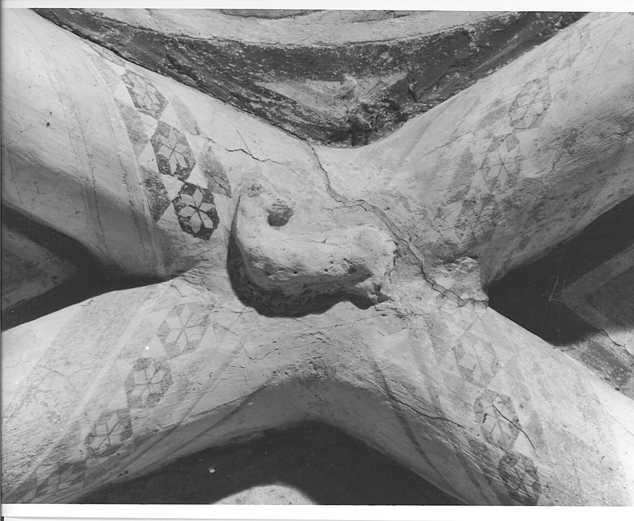 Agnus Dei (chiave di volta, opera isolata) - bottega lombarda (sec. XIV)