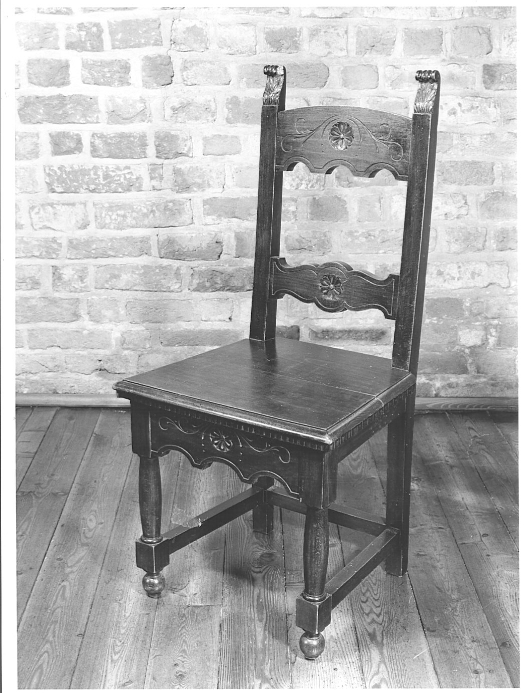 sedia, opera isolata - bottega lombarda (sec. XX)