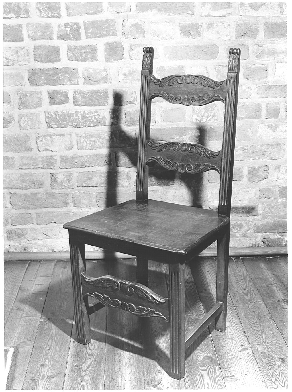 sedia, opera isolata - bottega lombarda (sec. XX)