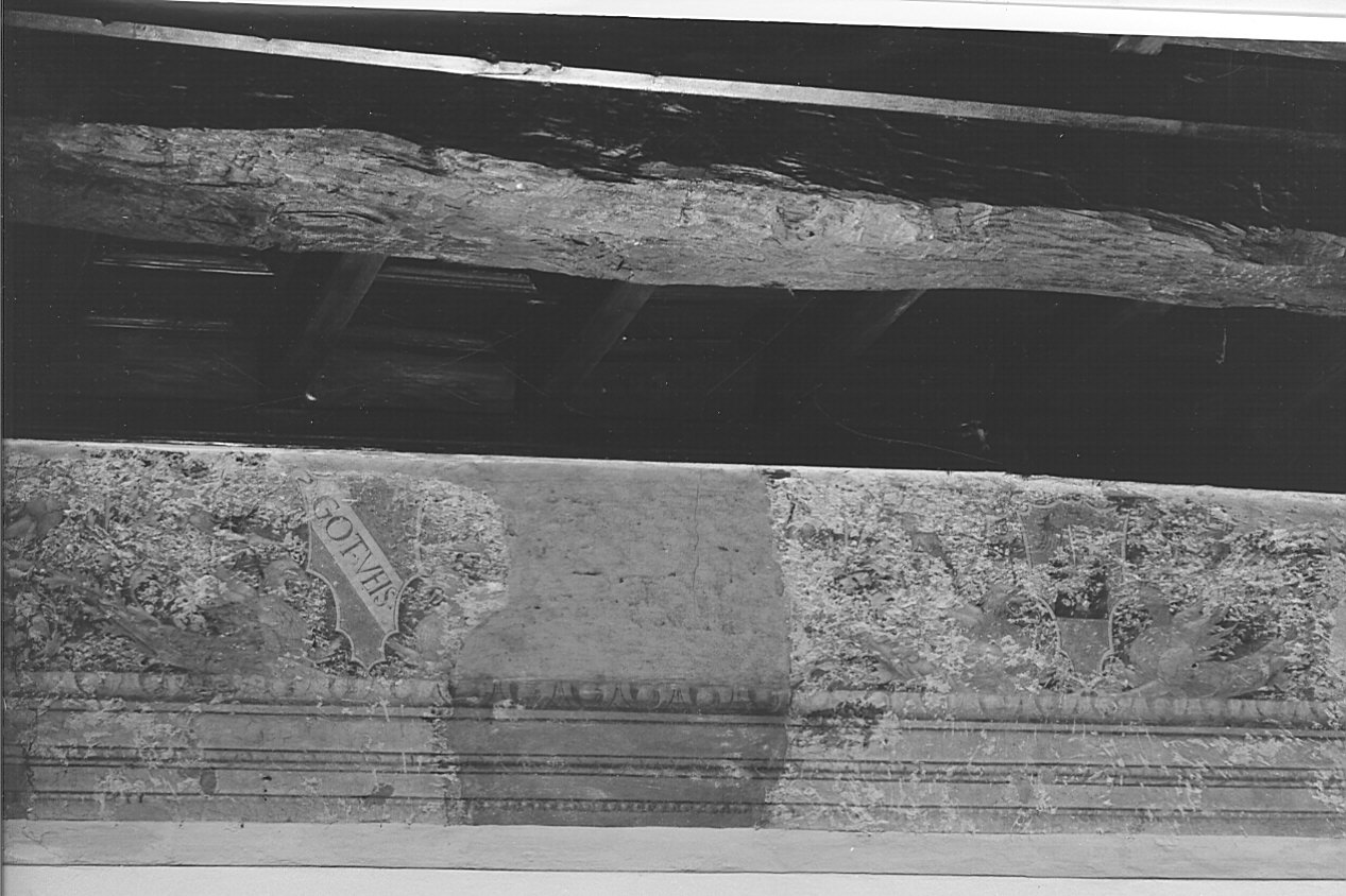 motivi decorativi (dipinto murale, opera isolata) - ambito lombardo (sec. XVI)