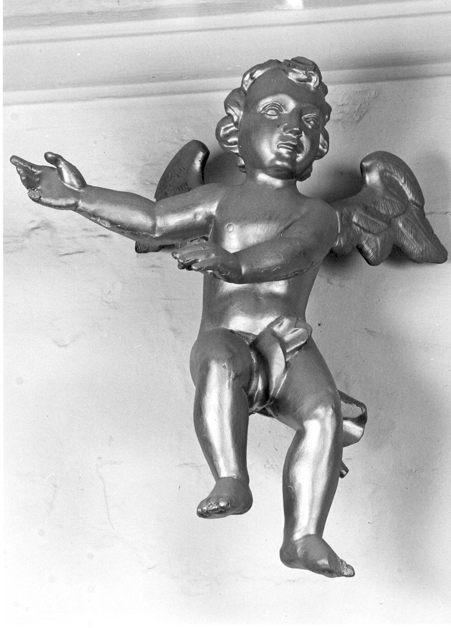 angelo (statuetta, opera isolata) - ambito lombardo (sec. XVIII)