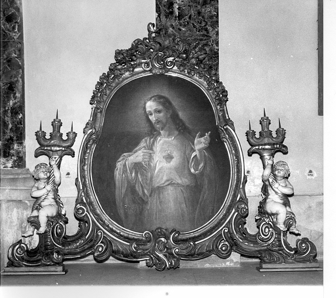 Sacro Cuore di Gesù (dipinto) - ambito lombardo (fine sec. XIX)