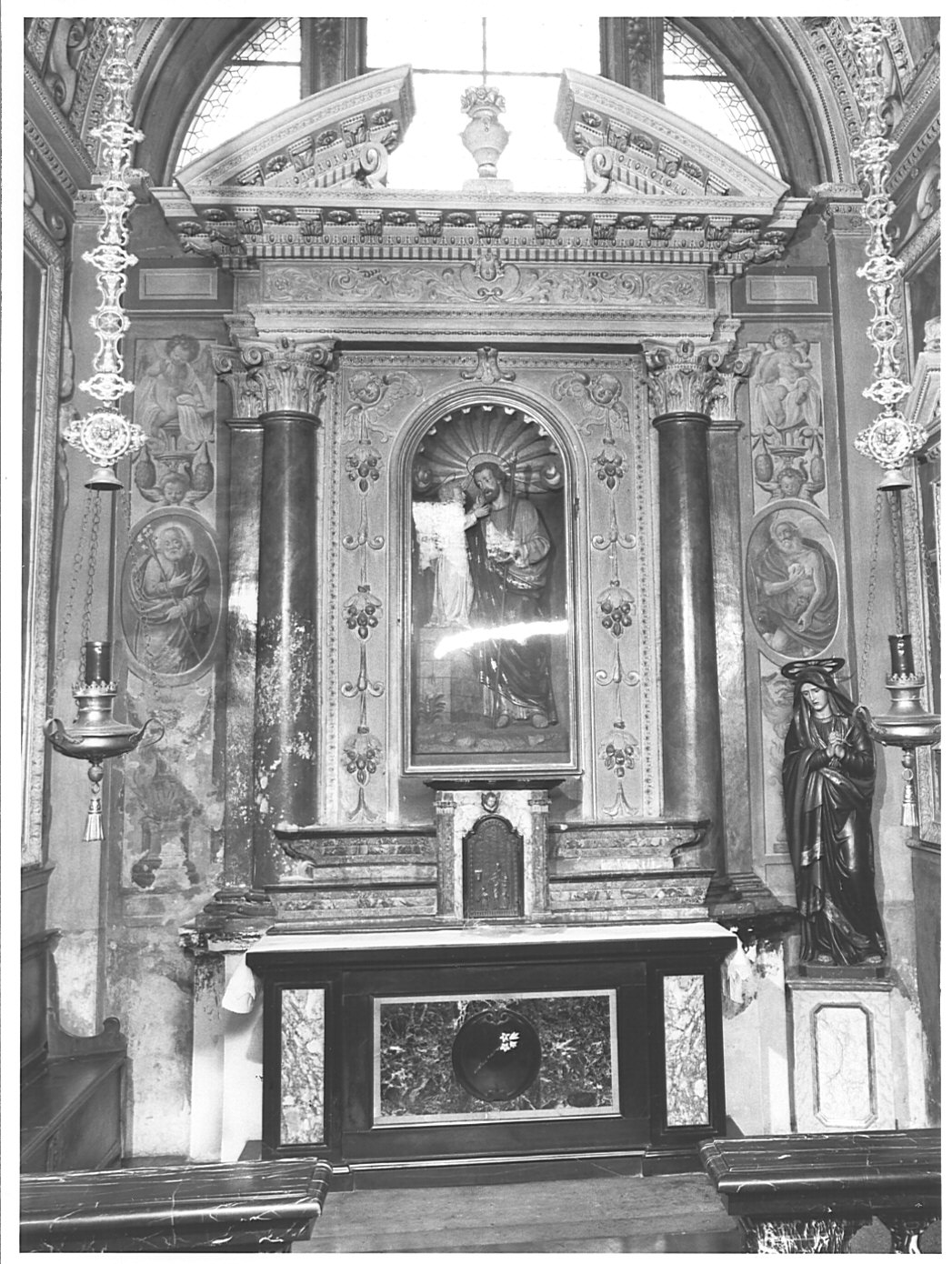 altare, complesso decorativo - bottega comasca (seconda metà sec. XVIII)