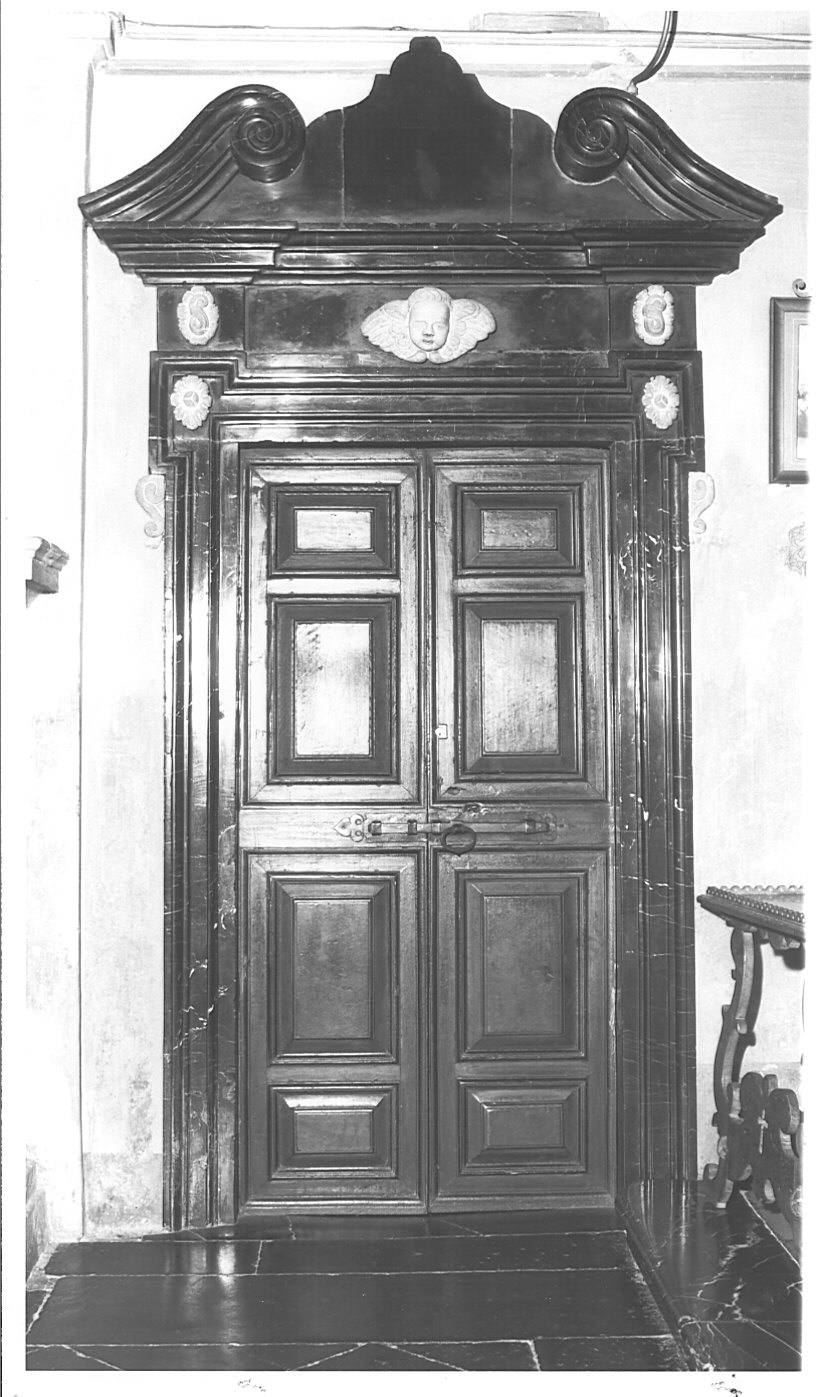 mostra di porta - bottega lombarda (sec. XVII)