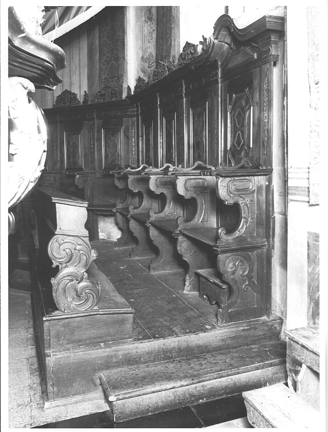 stalli del coro - bottega comasca (sec. XVII)