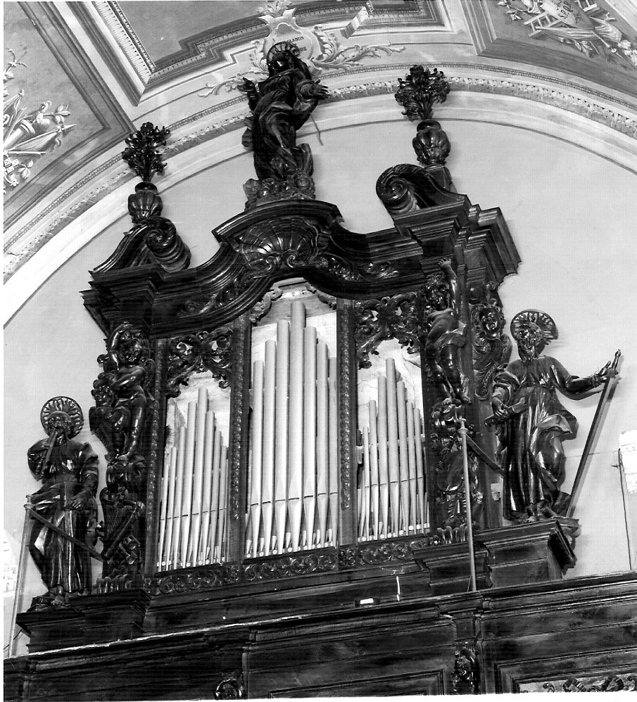 cassa d'organo, opera isolata - bottega lombarda (secc. XVII/ XVIII)