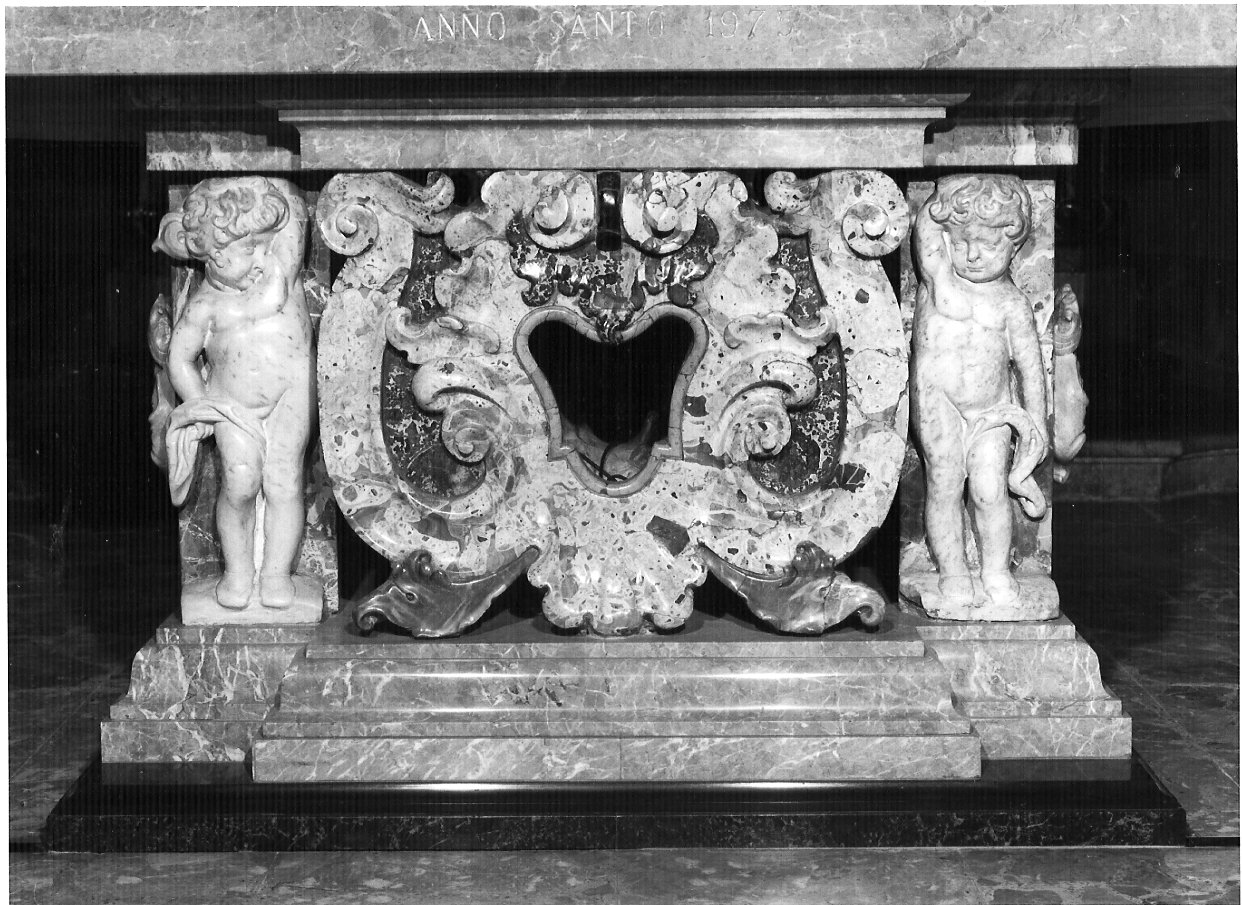 balaustrata, frammento - bottega lombarda (secc. XVII/ XVIII)