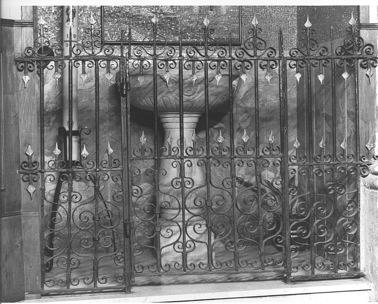 cancellata, opera isolata - bottega lombarda (seconda metà sec. XVII)