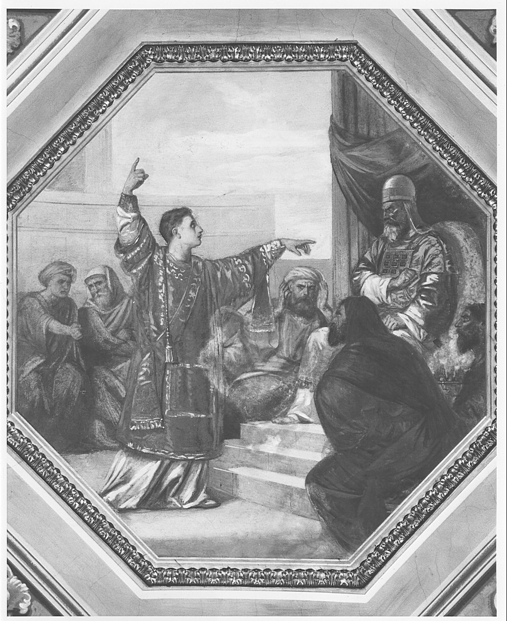 disputa di Santo Stefano nel Sinedrio (dipinto) - ambito lombardo (fine/inizio secc. XVIII/ XIX)