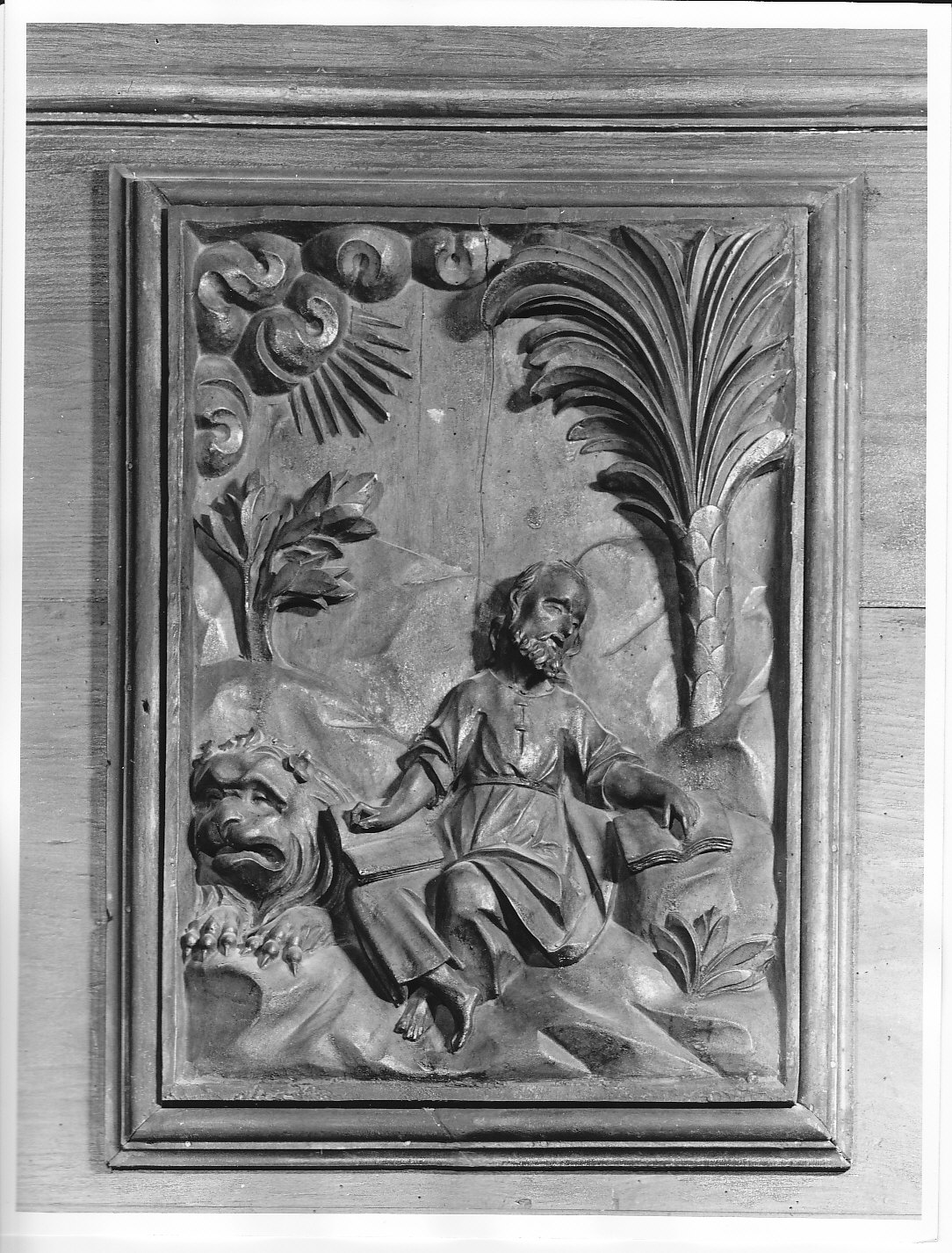 San Marco Evangelista (formella, opera isolata) - bottega lombarda (sec. XVII)