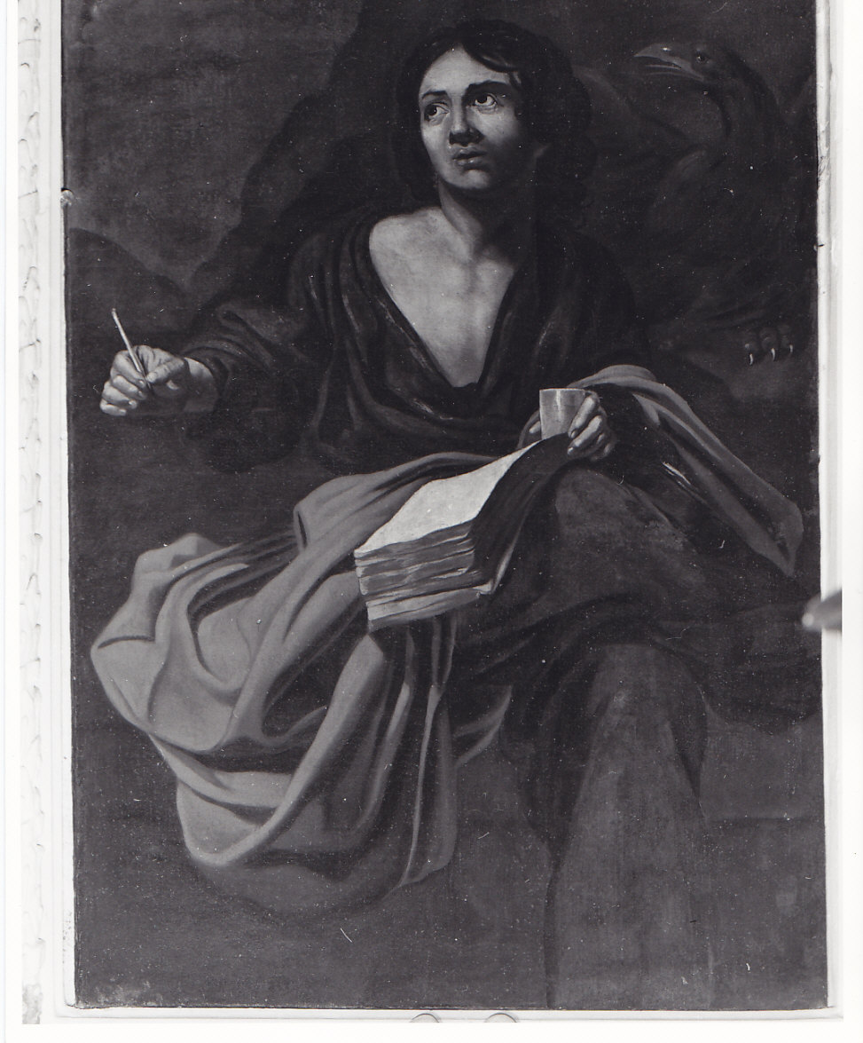 San Giovanni Evangelista (dipinto, opera isolata) - ambito lombardo (fine/inizio secc. XVI/ XVII)