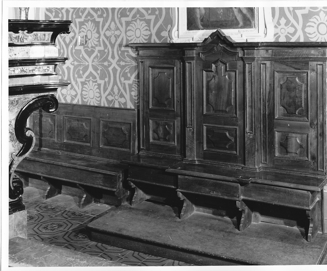 panchetto per altare, opera isolata - bottega lombarda (seconda metà sec. XVII)