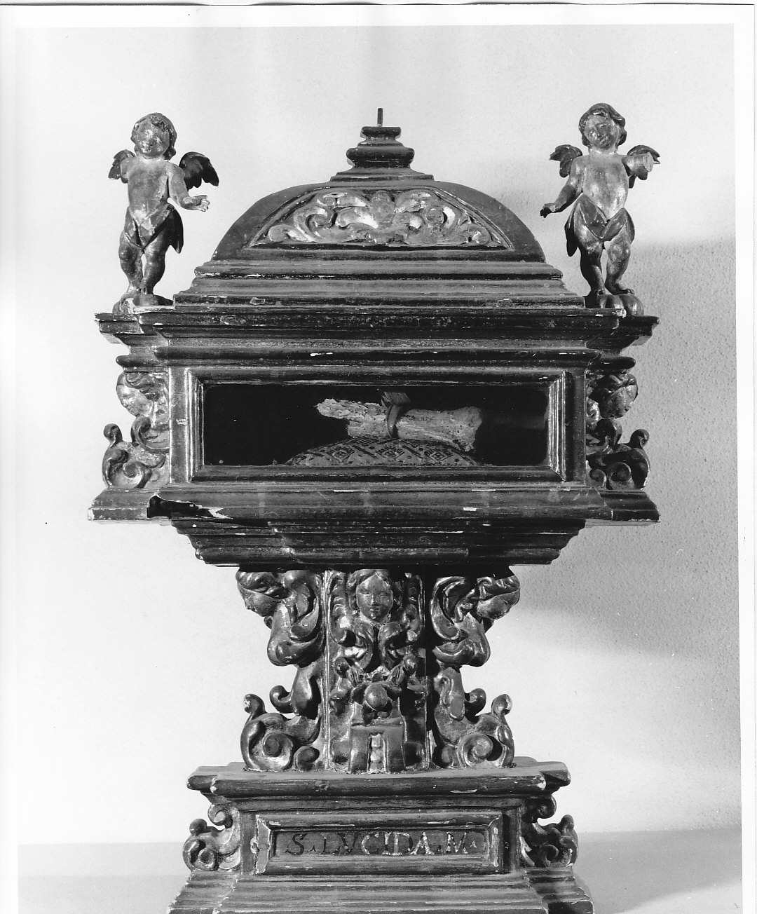 reliquiario - a cassetta, coppia - bottega lombarda (sec. XVIII)