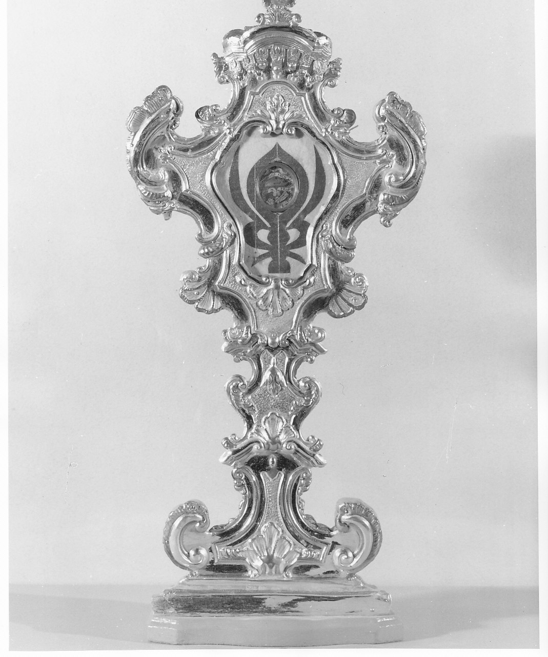 reliquiario - a ostensorio, serie - bottega lombarda (sec. XVIII)