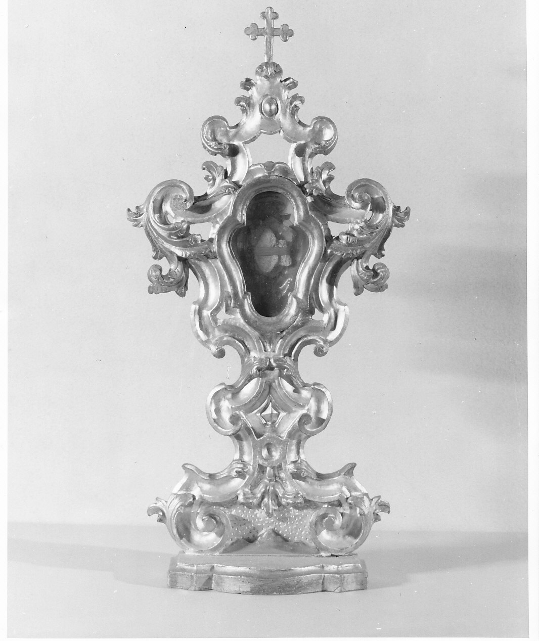 reliquiario - a ostensorio, coppia - bottega lombarda (sec. XVIII)