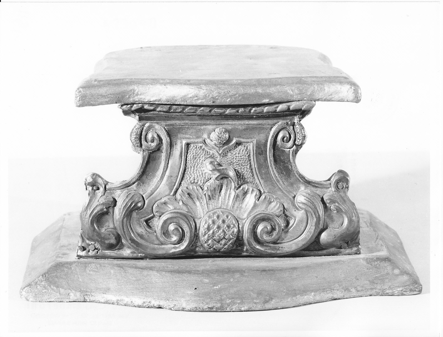 tronetto per esposizione eucaristica, opera isolata - bottega lombarda (sec. XVIII)