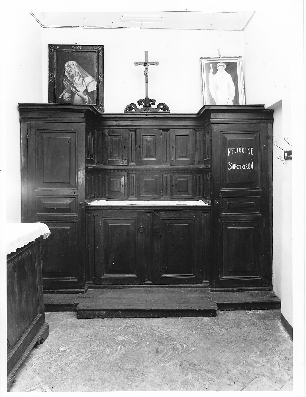 armadio da sacrestia, opera isolata - bottega lombarda (sec. XVII)