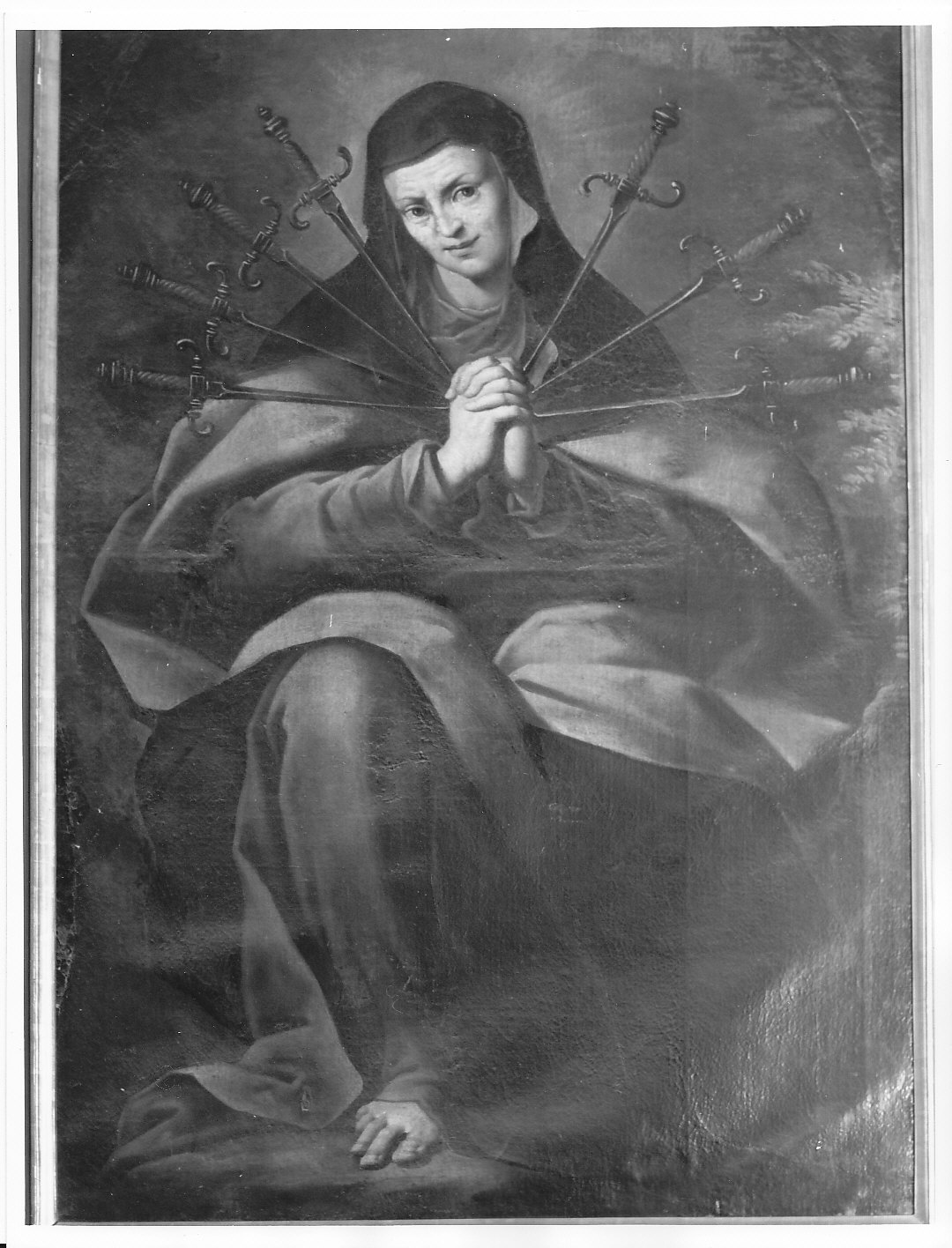 Madonna Addolorata (dipinto, opera isolata) - ambito lombardo (fine/inizio secc. XVII/ XVIII)