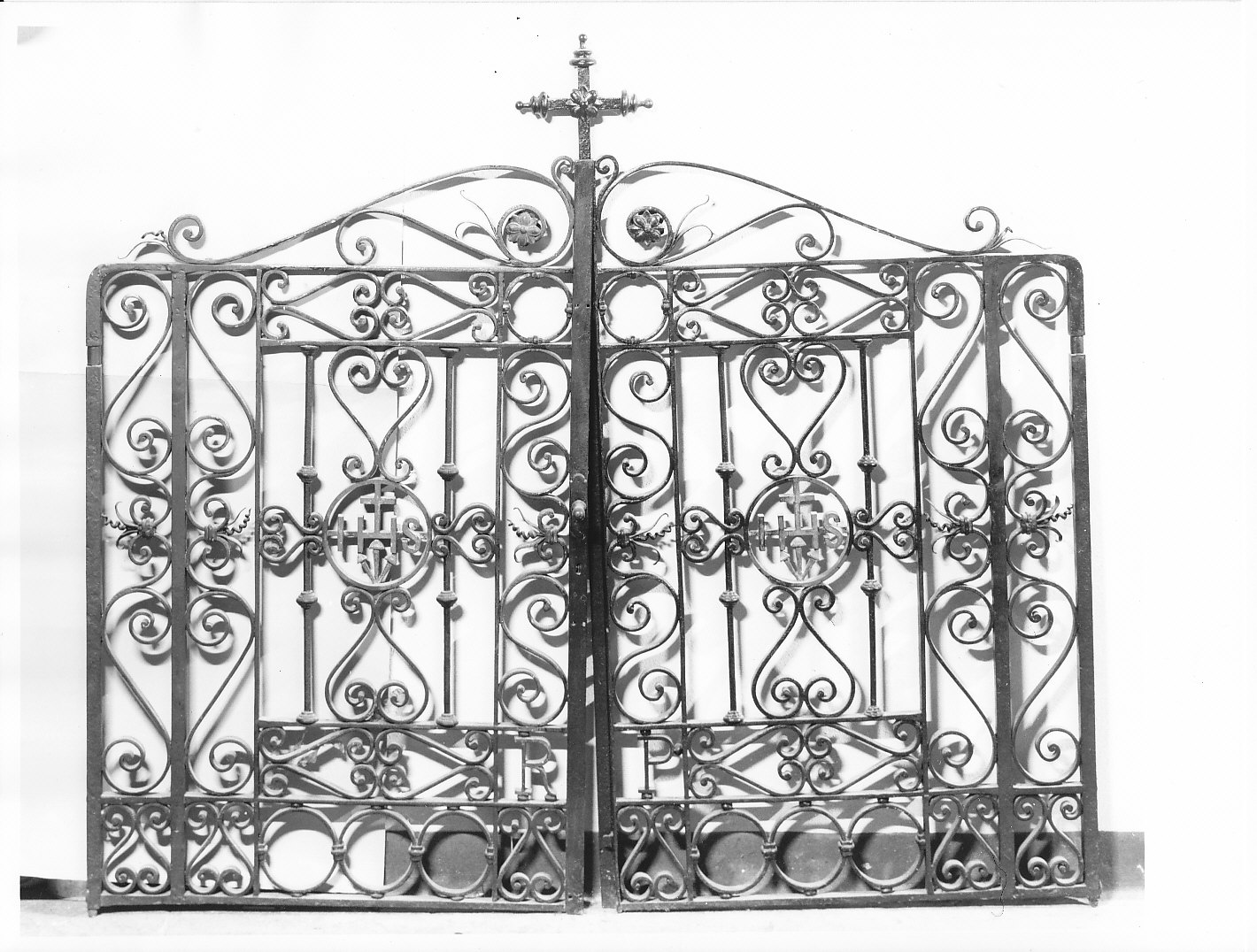 cancellata di altare, opera isolata - bottega lombarda (fine sec. XIX)