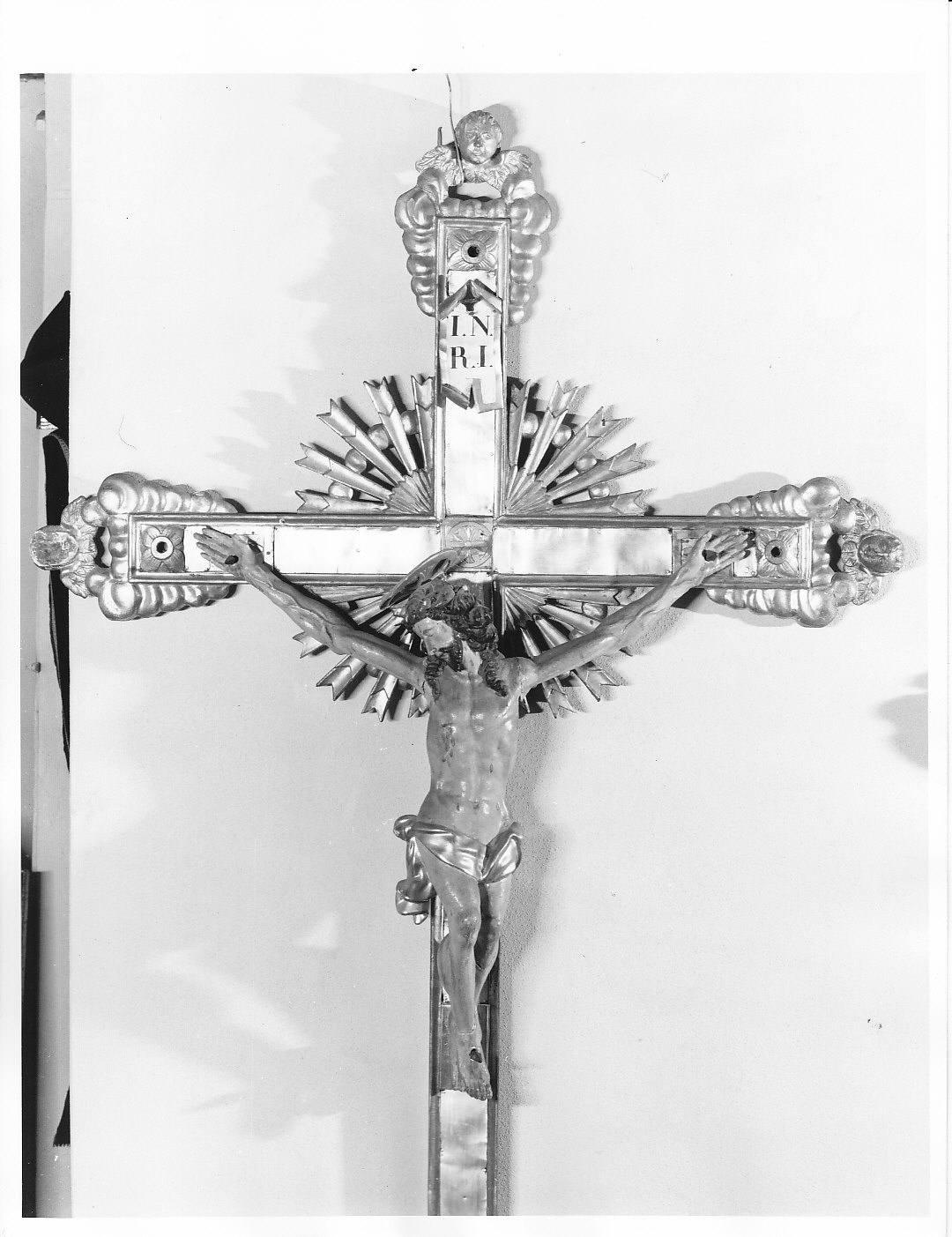 croce processionale, opera isolata - bottega lombarda (sec. XVII)