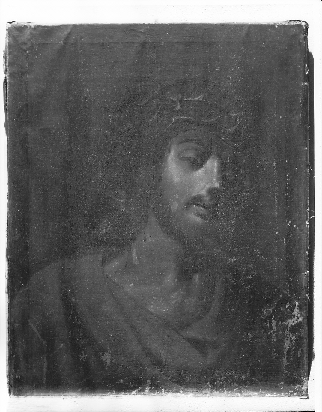 Cristo coronato di spine (dipinto, opera isolata) - ambito lombardo (sec. XVII)