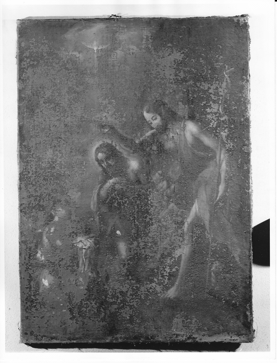 battesimo di Cristo (dipinto, opera isolata) - ambito lombardo (sec. XVII)