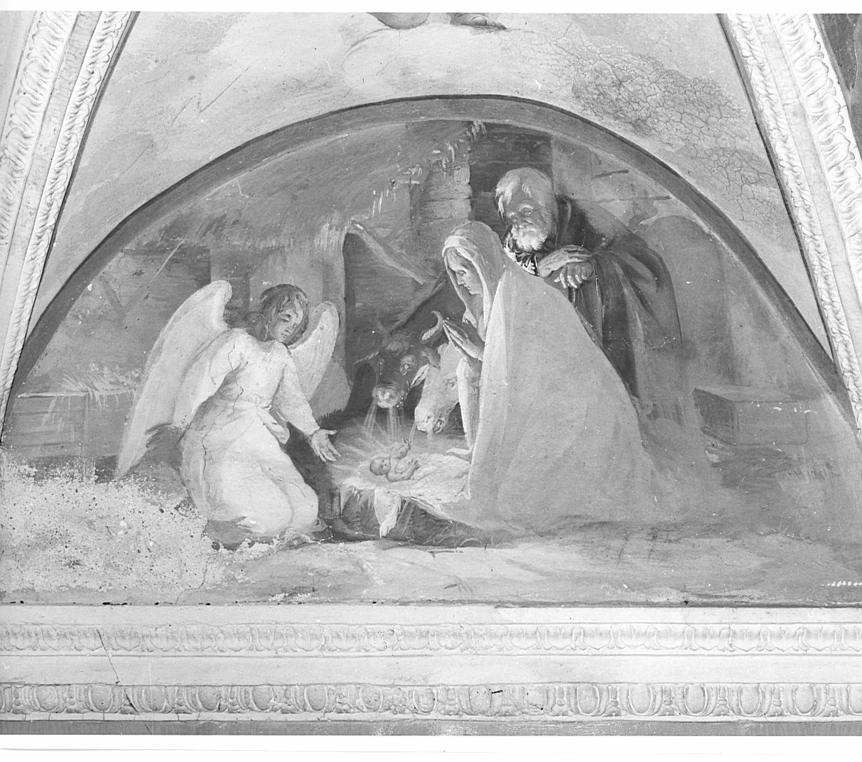 natività di Gesù (dipinto murale, ciclo) di Recchi Gian Paolo (attribuito) (sec. XVII)
