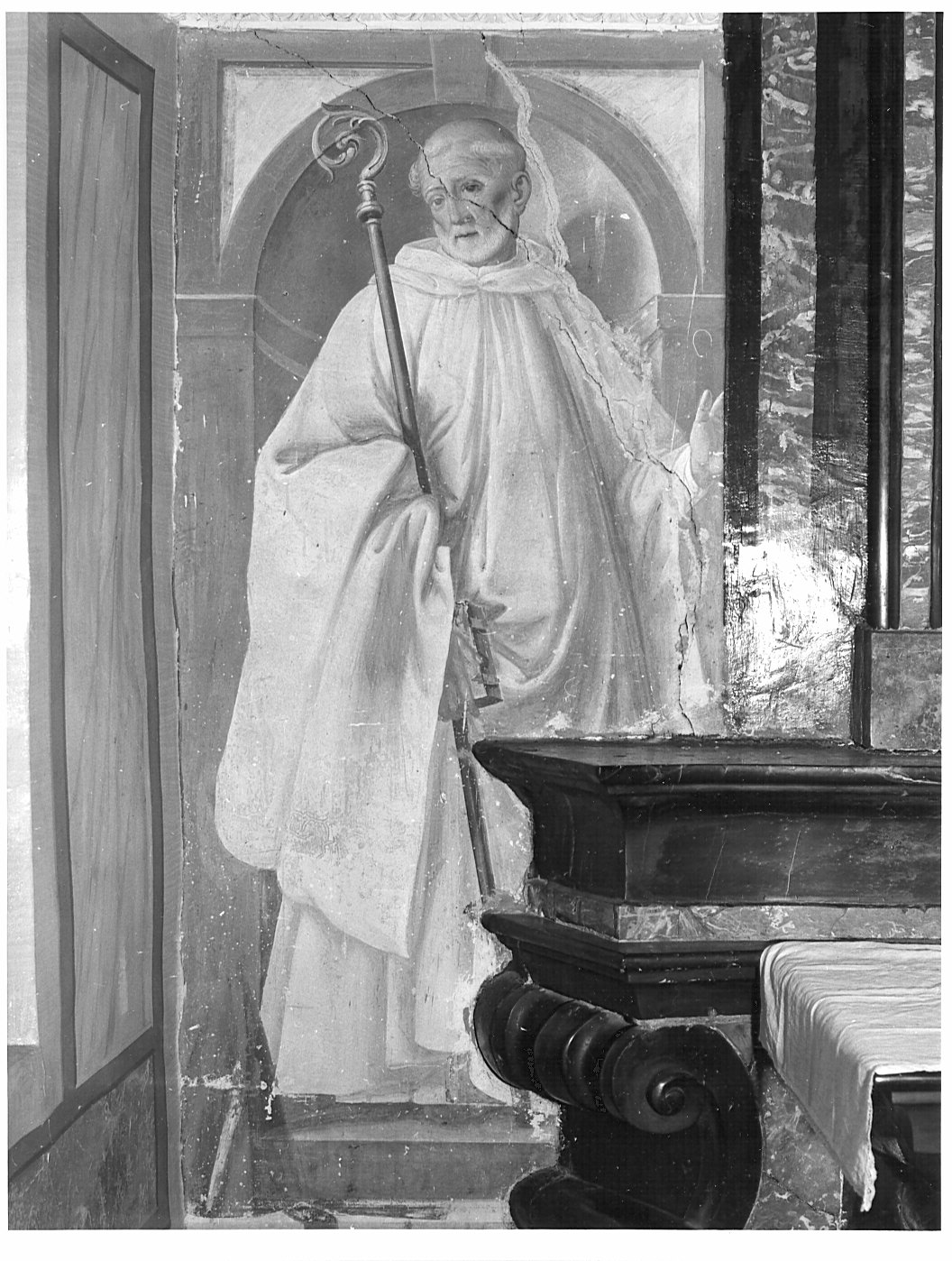 San Bernardo (dipinto murale, ciclo) di Recchi Gian Paolo (attribuito) (sec. XVII)