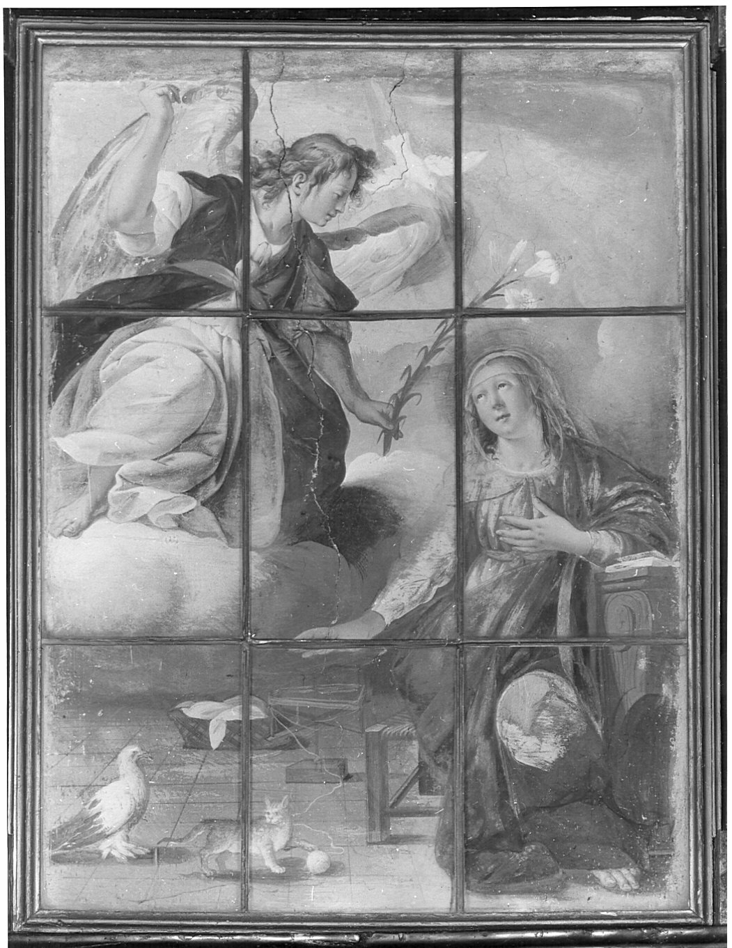 Annunciazione (dipinto, opera isolata) di Recchi Gian Paolo (attribuito) (sec. XVII)