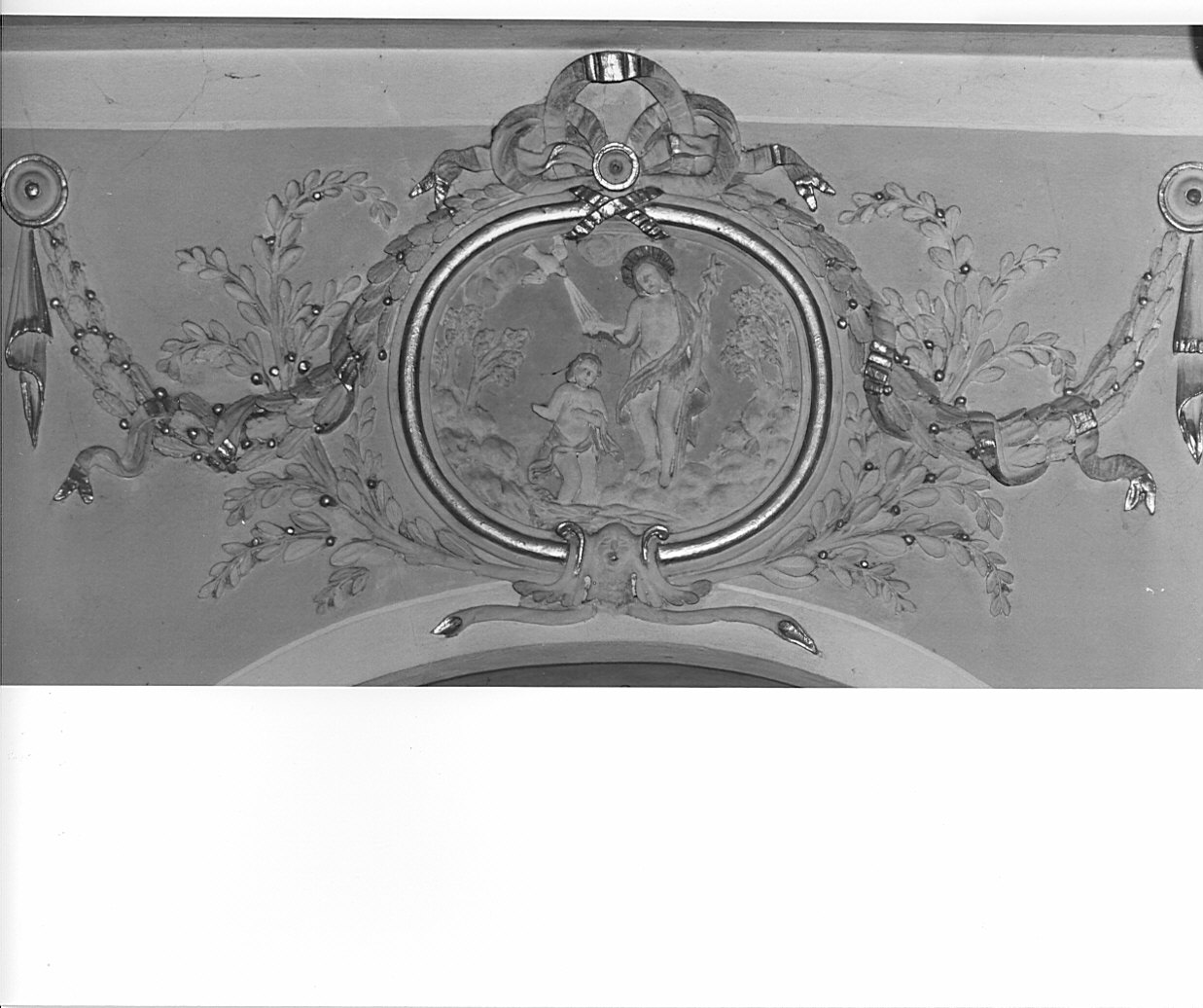 battesimo di Cristo (rilievo, opera isolata) - bottega lombarda (fine/inizio secc. XVIII/ XIX)