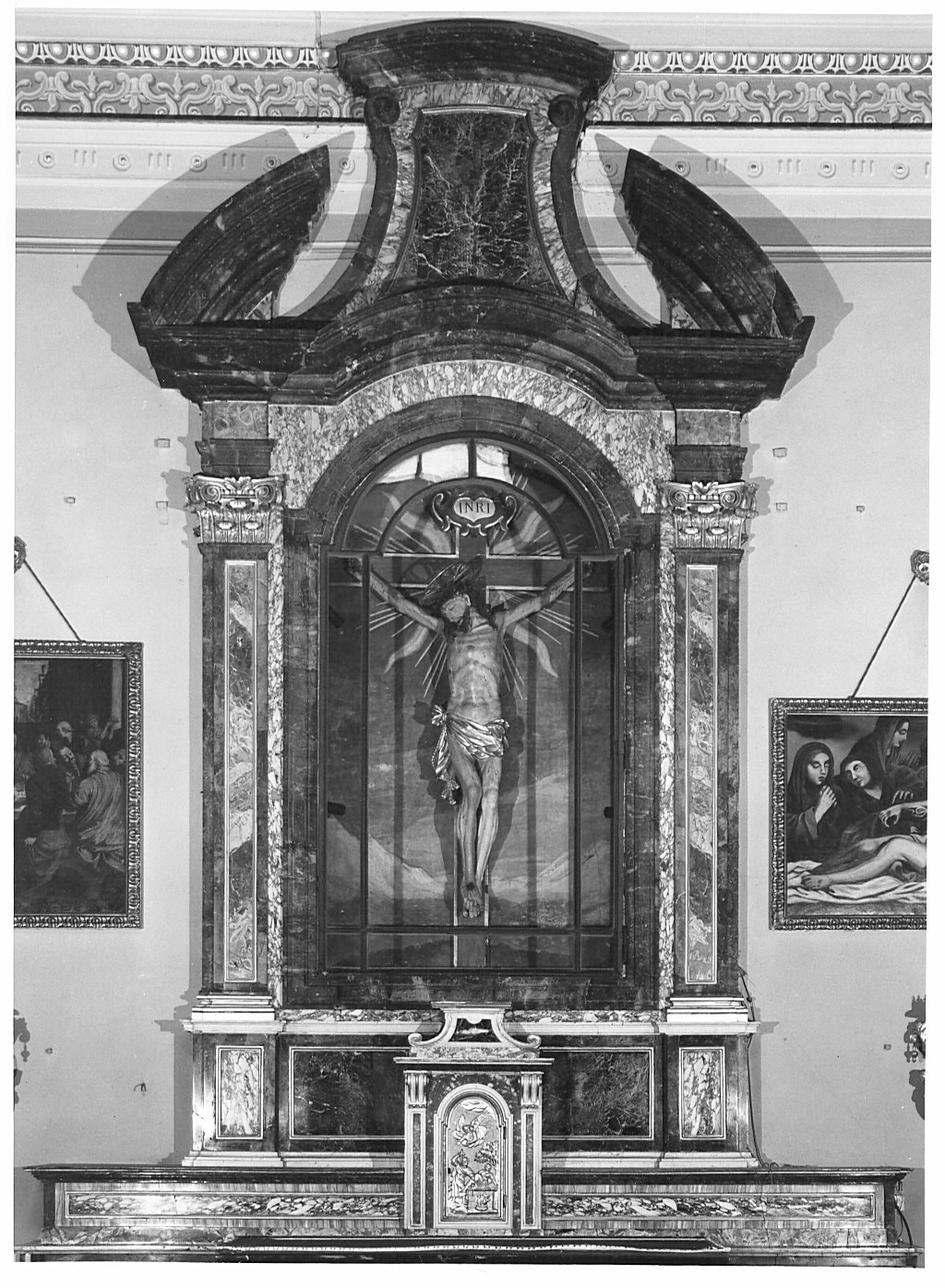 dossale, opera isolata - bottega lombarda (fine/inizio secc. XVII/ XVIII)