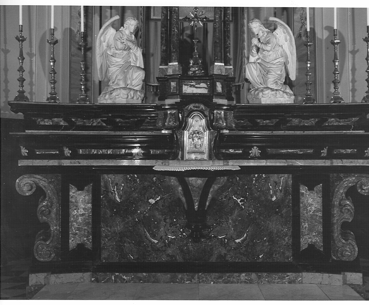 altare maggiore, opera isolata - bottega lombarda (sec. XVIII)