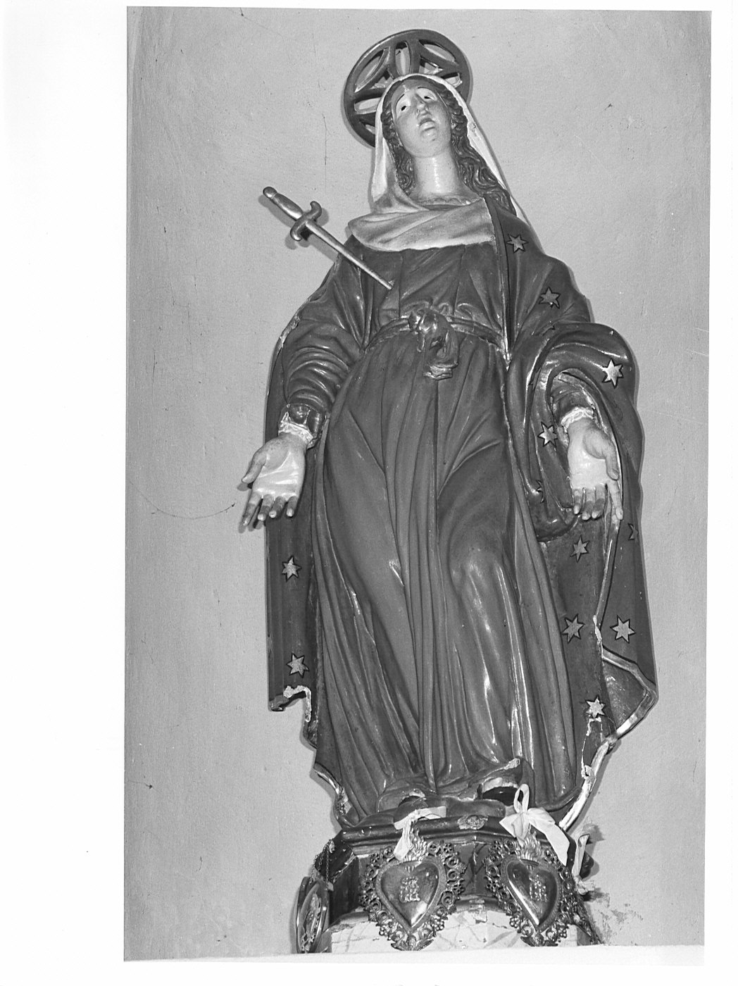 Madonna Addolorata (statua, opera isolata) - bottega lombarda (sec. XVII)